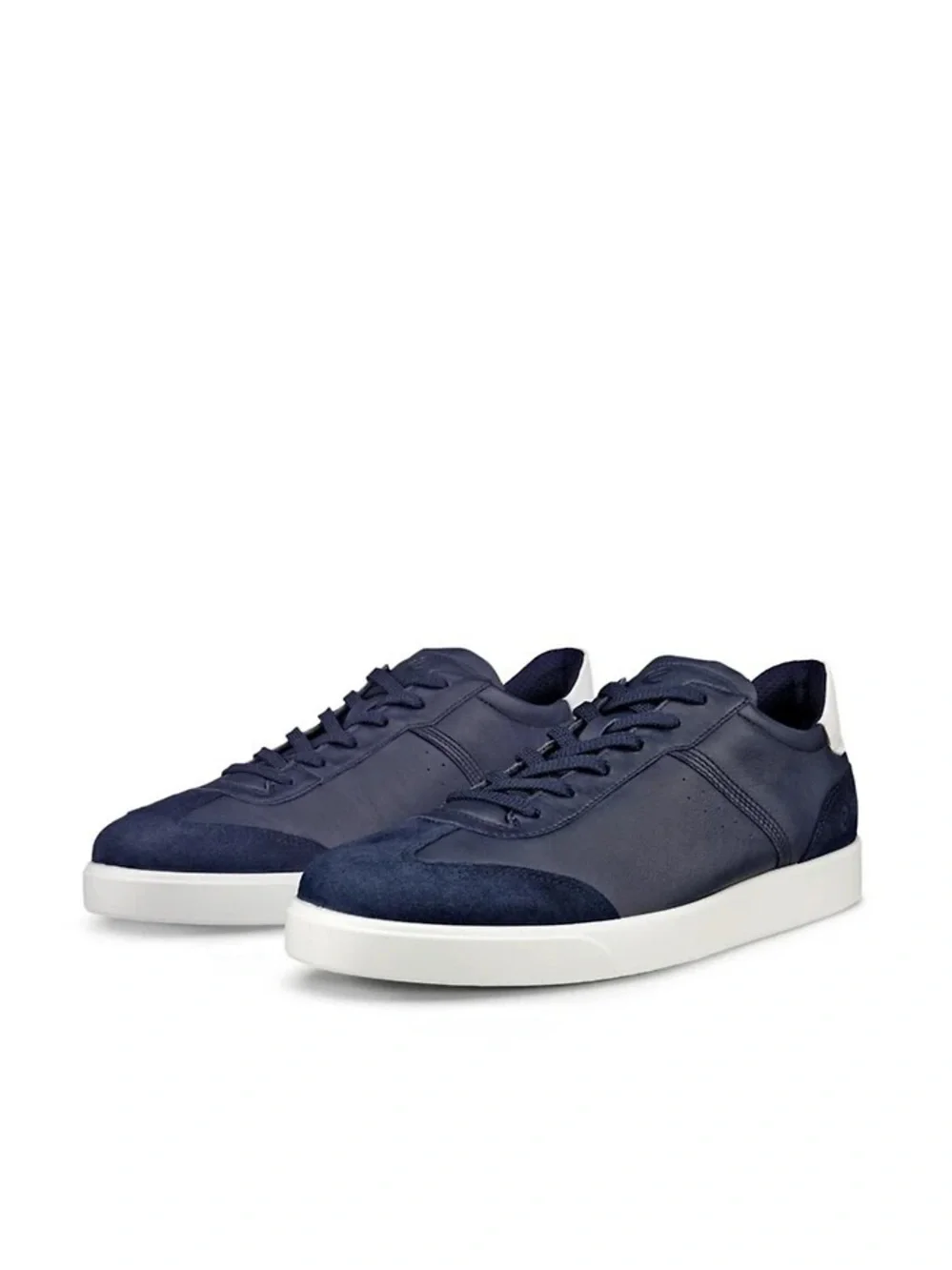 NWT ECCO Men's Street Lite Vintage Sneakers Sz 41 (8-8,5) Night Sky & White